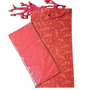 4 Wine Gift Bags‎ and Pack of Tissue Paper